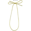 22" Gold Stretch Loop Ribbon & Bow